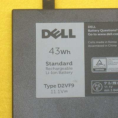 Dell D2VF9 Li-Polymer  11.1V 43Wh