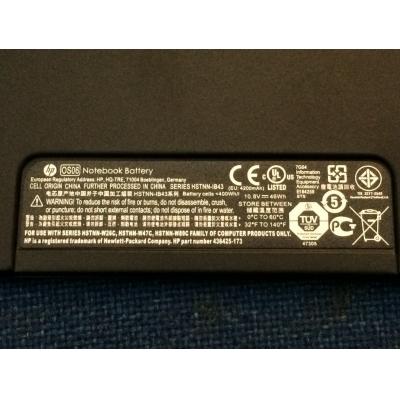 HP HSTNN-IB43 Li-Polymer  10.8V 46Wh