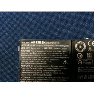 Acer AP13B3K Li-Polymer  15V 3560mAh