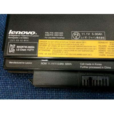 Lenovo 45N1025 Li-ion 11.1V 5.6Ah