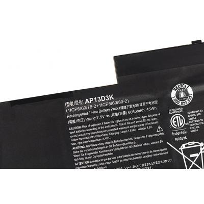 Acer AP13D3K Li-Polymer  7.5V 6060mAh