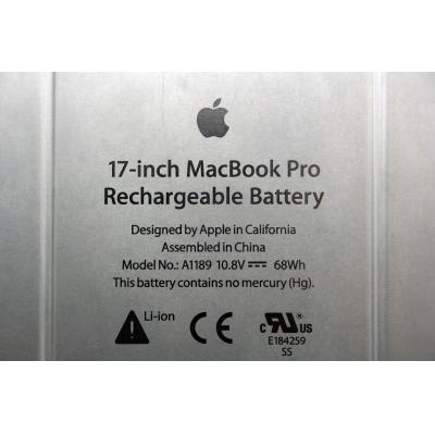 Apple A1189 Li-Polymer  10.8V 68Wh