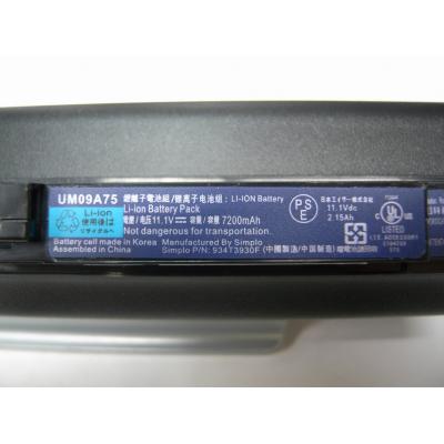 Acer UM09A75 Li-ion 11.1V 7200mAh
