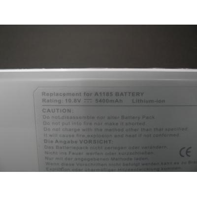 Apple A1185 Li-Polymer  10.8V 5400mAh