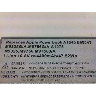 Apple A1045 Li-ion 10.8V 4400mAh