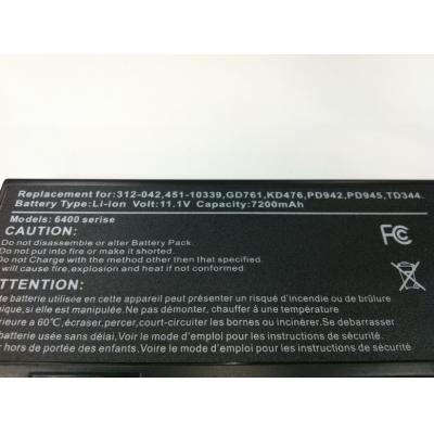 Dell 312-042 Li-ion 11.1V 7200mAh