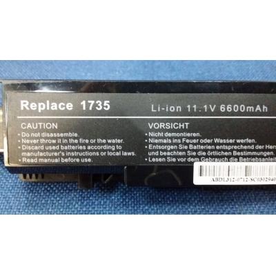 Dell 1735 Li-ion 11.1V 6600mAh