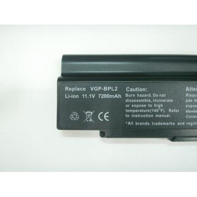 Sony VGP-BPL2 Li-ion 11.1V 7200mAh
