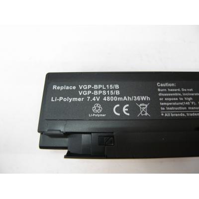 Sony VGP-BPL15/B Li-Polymerbattery  7.4V 4800mAh