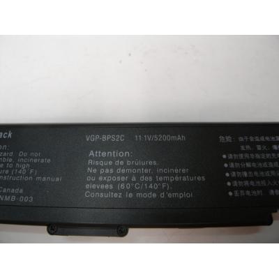 Sony VGP-BPS2C Li-ion 11.1V 5200mAh