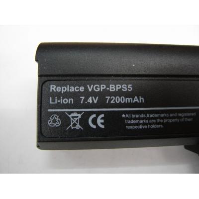 Sony VGP-BPS5 Li-ion 7.4V 7200mAh
