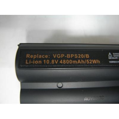 Sony VGP-BPS20/B Li-ion 10.8V 4800mAh