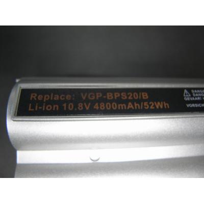 Sony VGP-BPS20/B Li-ion 10.8V 4800mAh