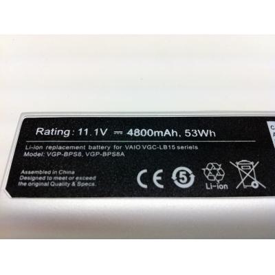 Sony VGP-BPS8 Li-ion 11.1V 4800mAh