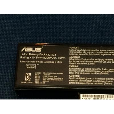 ASUS A32-K72 Li-ion 10.8V 5200mAh
