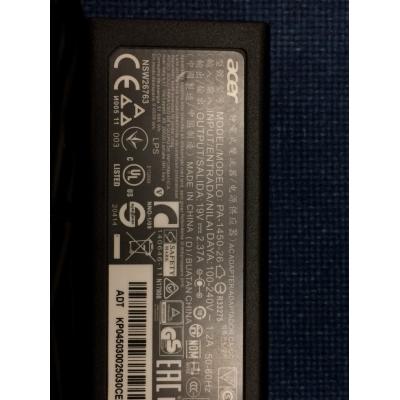 Acer 原廠火牛適配器(19V 2.37A 45W) 3.0x1.0mm