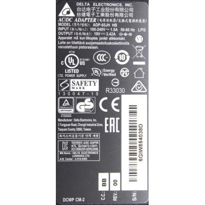 Delta 原廠火牛適配器(19V 3.42A 65W) 5.5x2.5mm