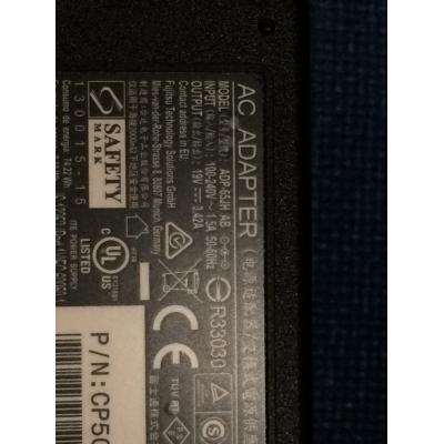 Fujitsu 原廠火牛適配器(19V 3.42A 65W) 5.5x2.5mm
