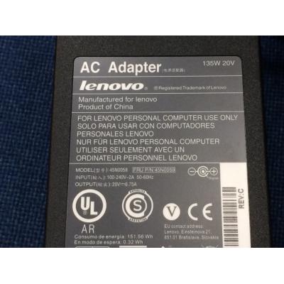 Lenovo 原廠火牛適配器(20V 6.75A 135W) 7.9x5.5mm(帶針)